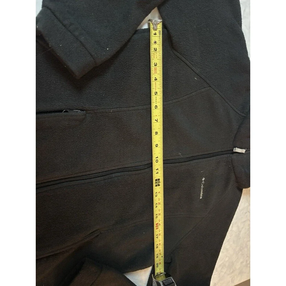 Columbia Benton Springs Black Full Zip Fleece Jacket Youth Size 18/20 (XL)
